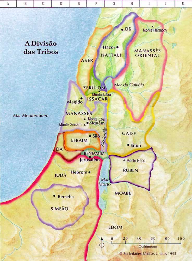 Mapa De Israel En Tiempos Jesus